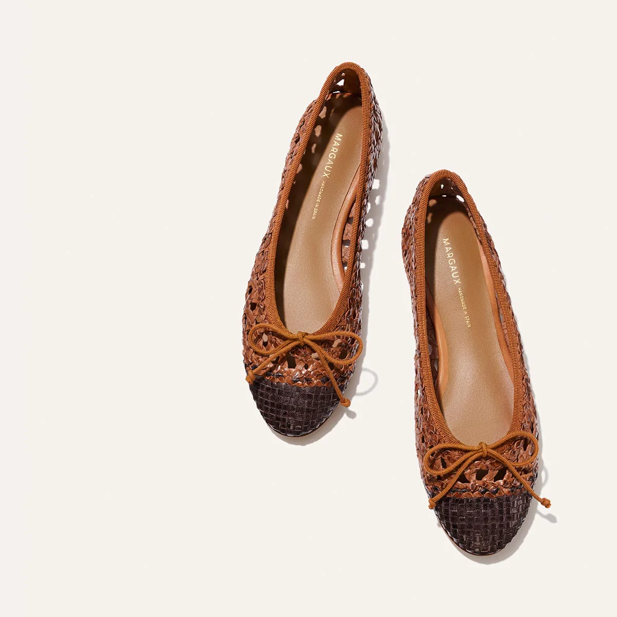 The Demi - Saddle and Espresso Woven Leather - Image 3