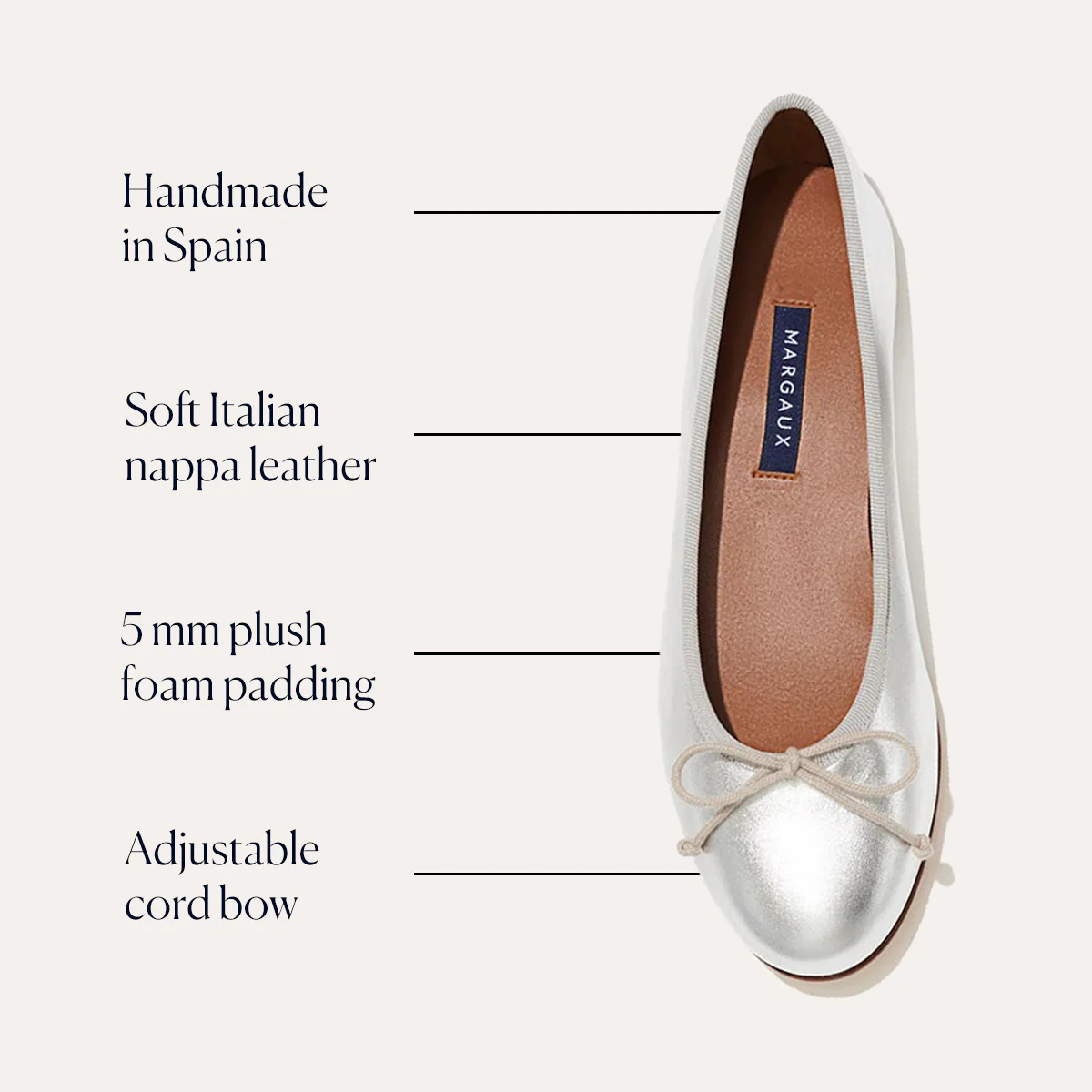 The Demi - Silver Nappa - Image 3