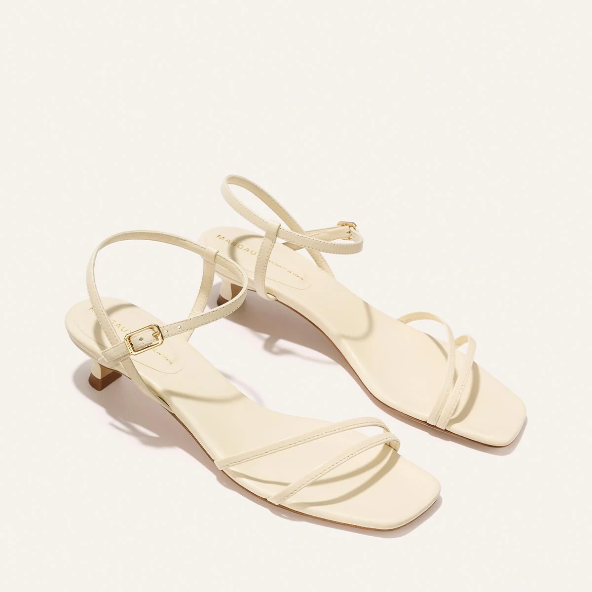 The Dylan Sandal - Ivoire Nappa - Image 3