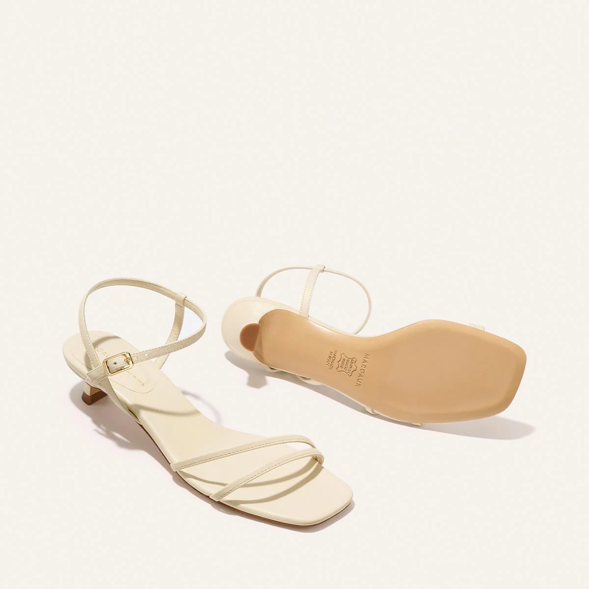 The Dylan Sandal - Ivoire Nappa - Image 5