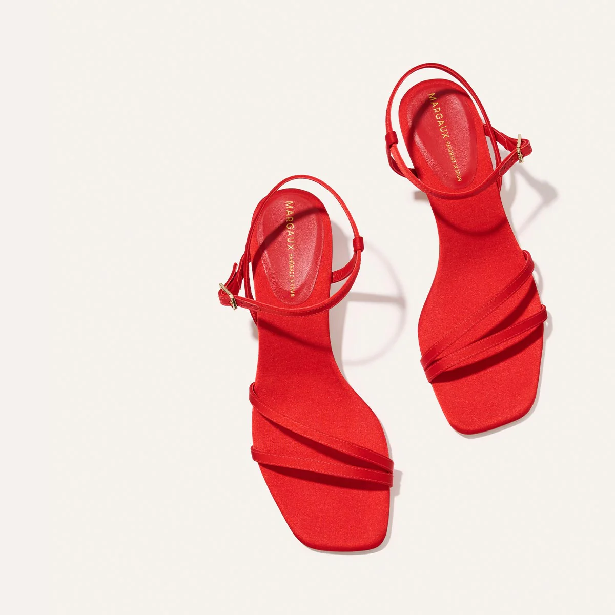 The Dylan Sandal - Poppy Satin - Image 5