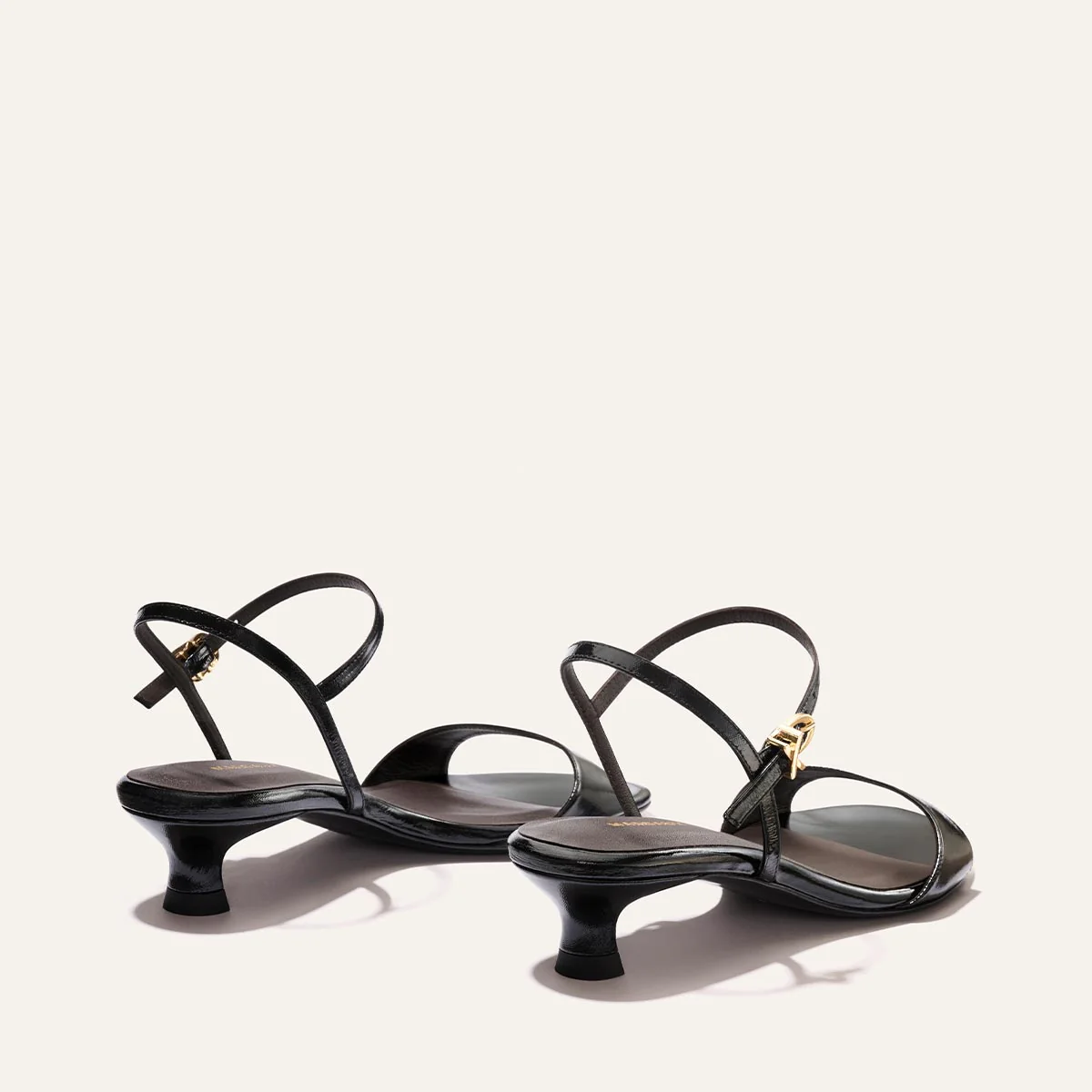 The Lotto 35 - Black Crinkle-Gloss Nappa - Image 3
