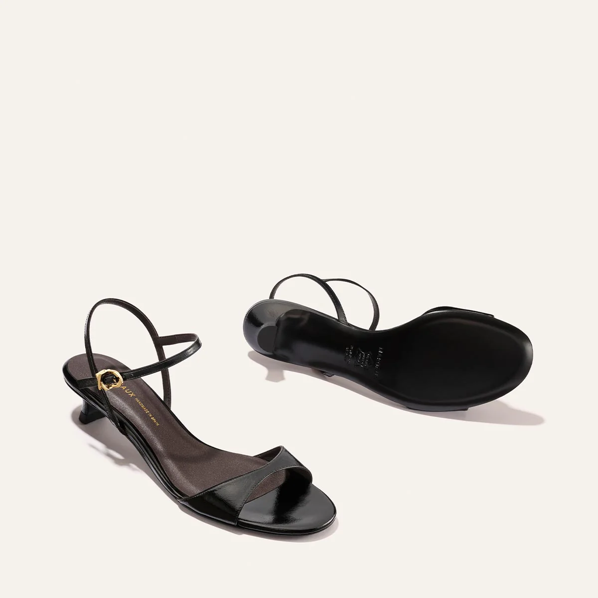 The Lotto 35 - Black Crinkle-Gloss Nappa - Image 4