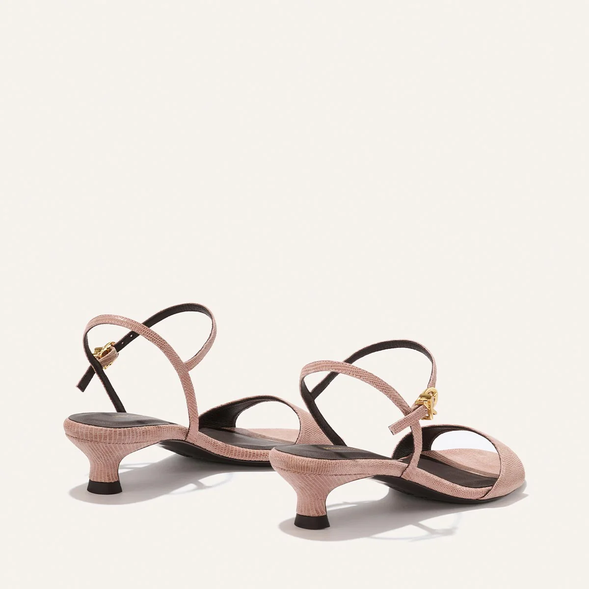 The Lotto 35 - Rose Lizard Embossed Suede - Image 4