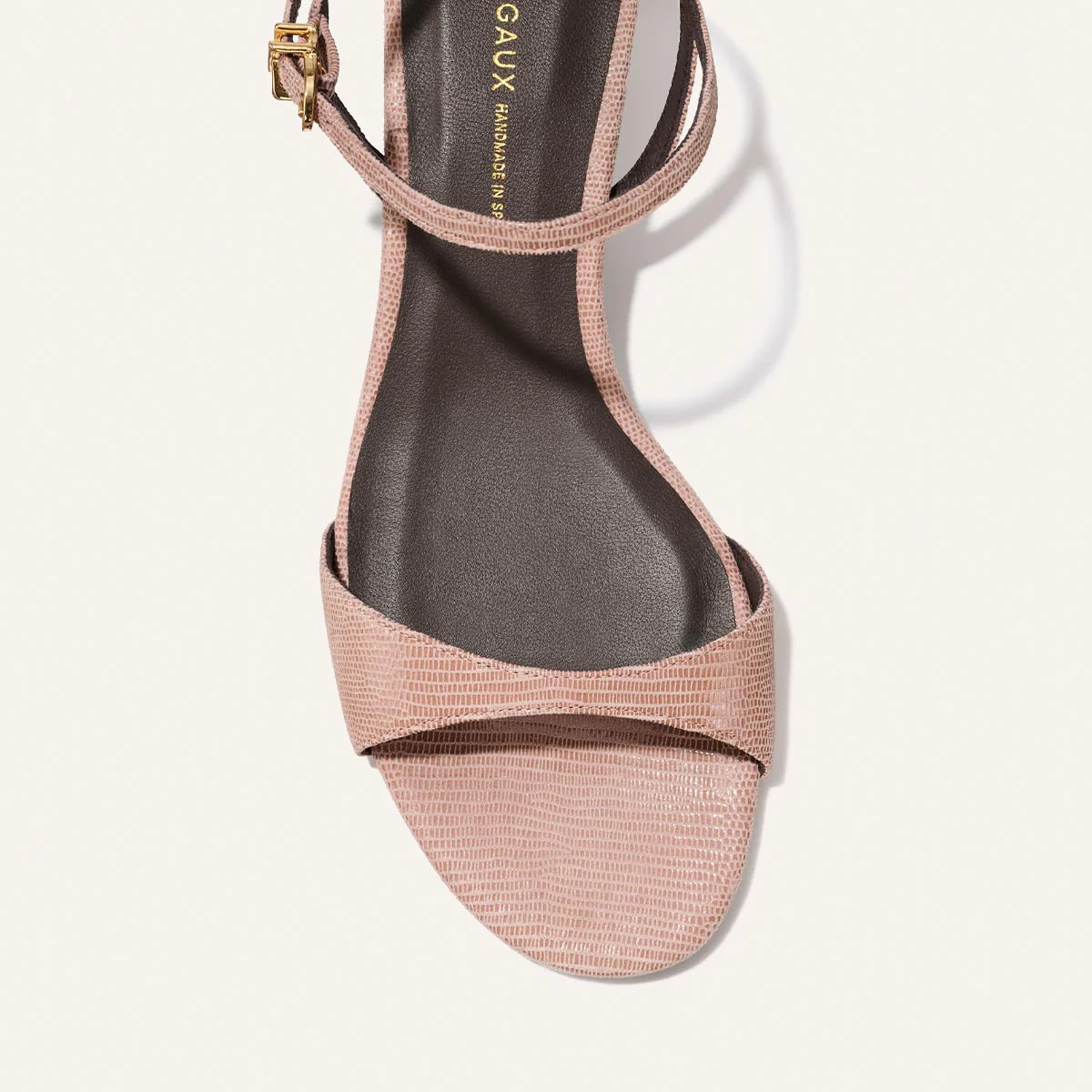The Lotto 35 - Rose Lizard Embossed Suede - Image 6