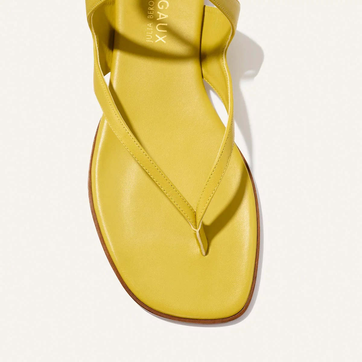 The Palermo Sandal - Chartreuse Nappa - Image 6