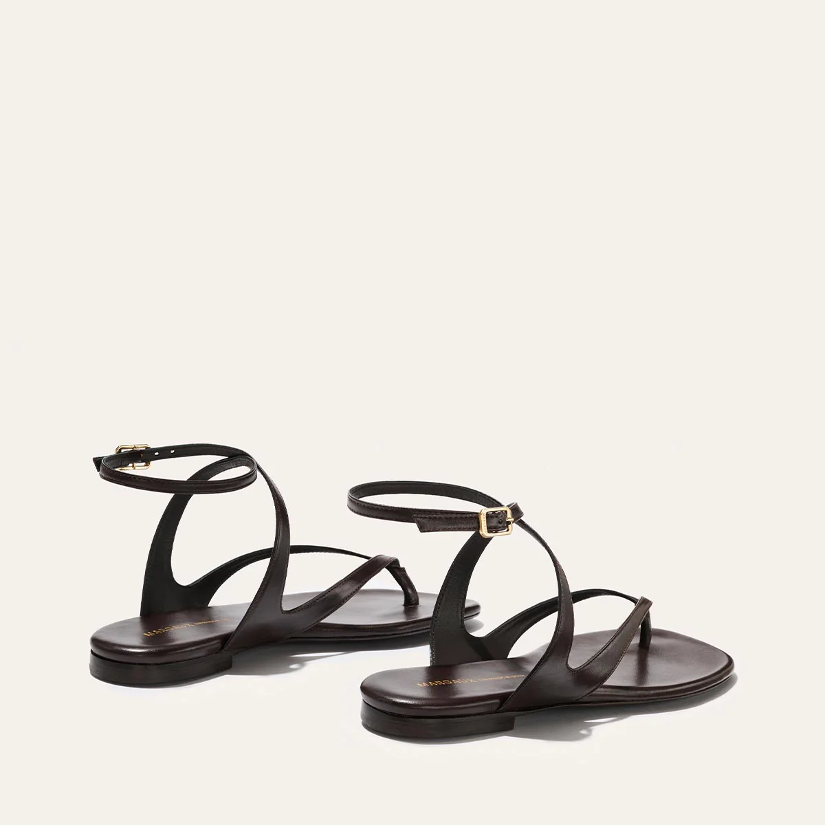 The Palermo Sandal - Espresso Nappa - Image 3