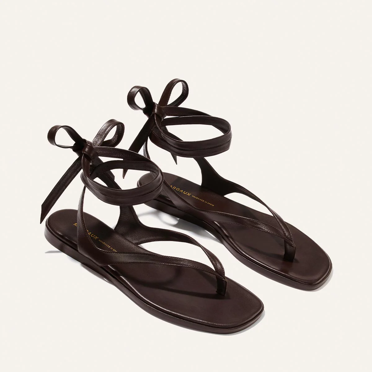 The Palermo Wrap Sandal - Espresso Nappa - Image 3