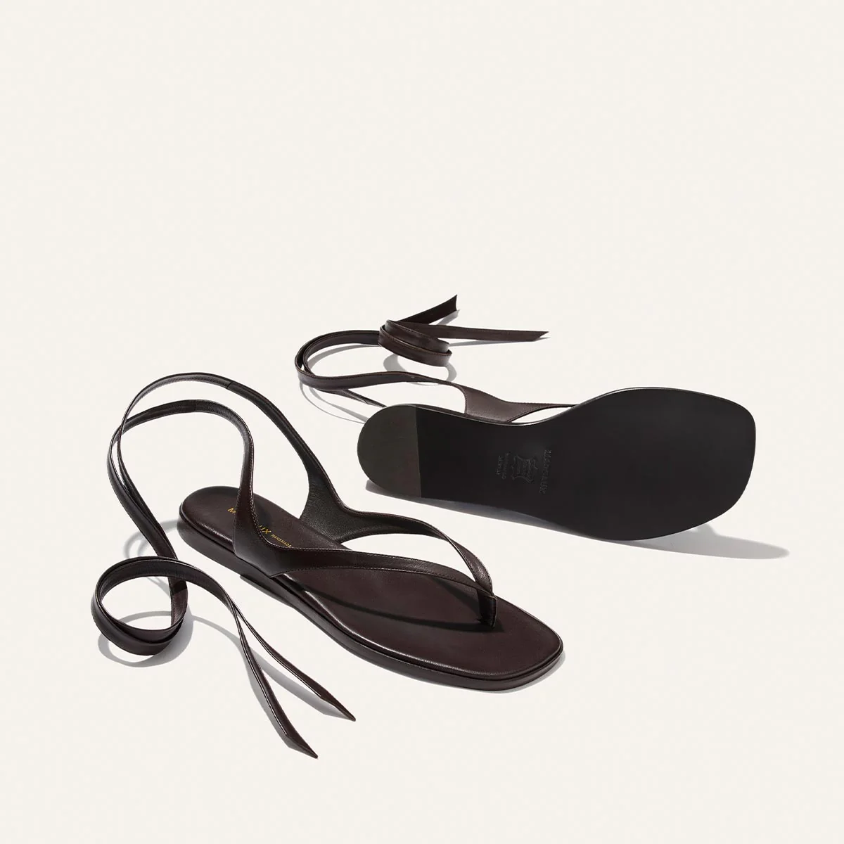 The Palermo Wrap Sandal - Espresso Nappa - Image 5