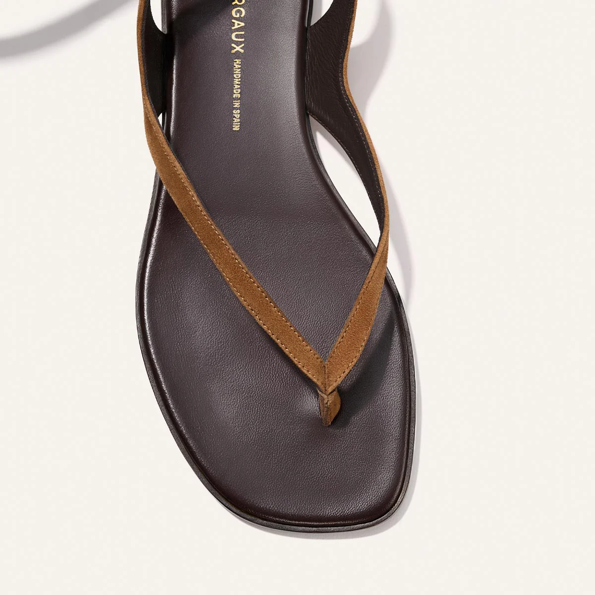 The Palermo Wrap Sandal - Nutmeg Suede - Image 6