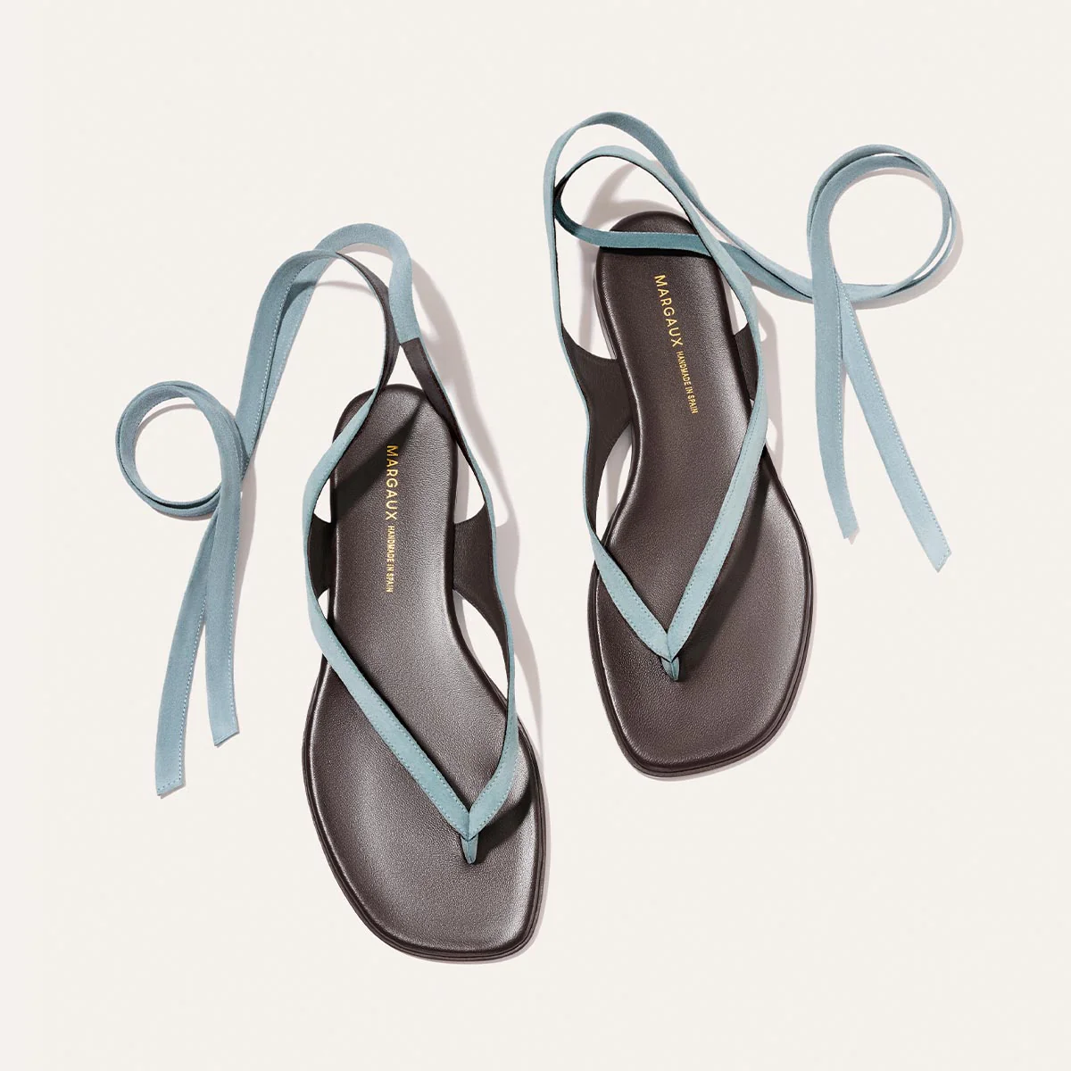 The Palermo Wrap Sandal - Ocean Suede - Image 3