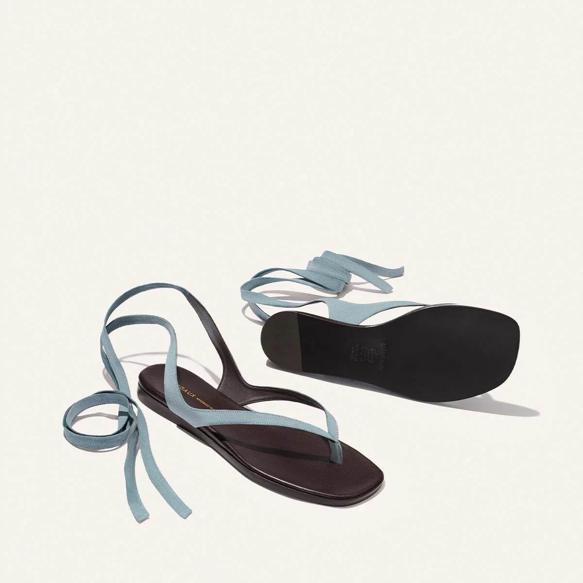 The Palermo Wrap Sandal - Ocean Suede - Image 4