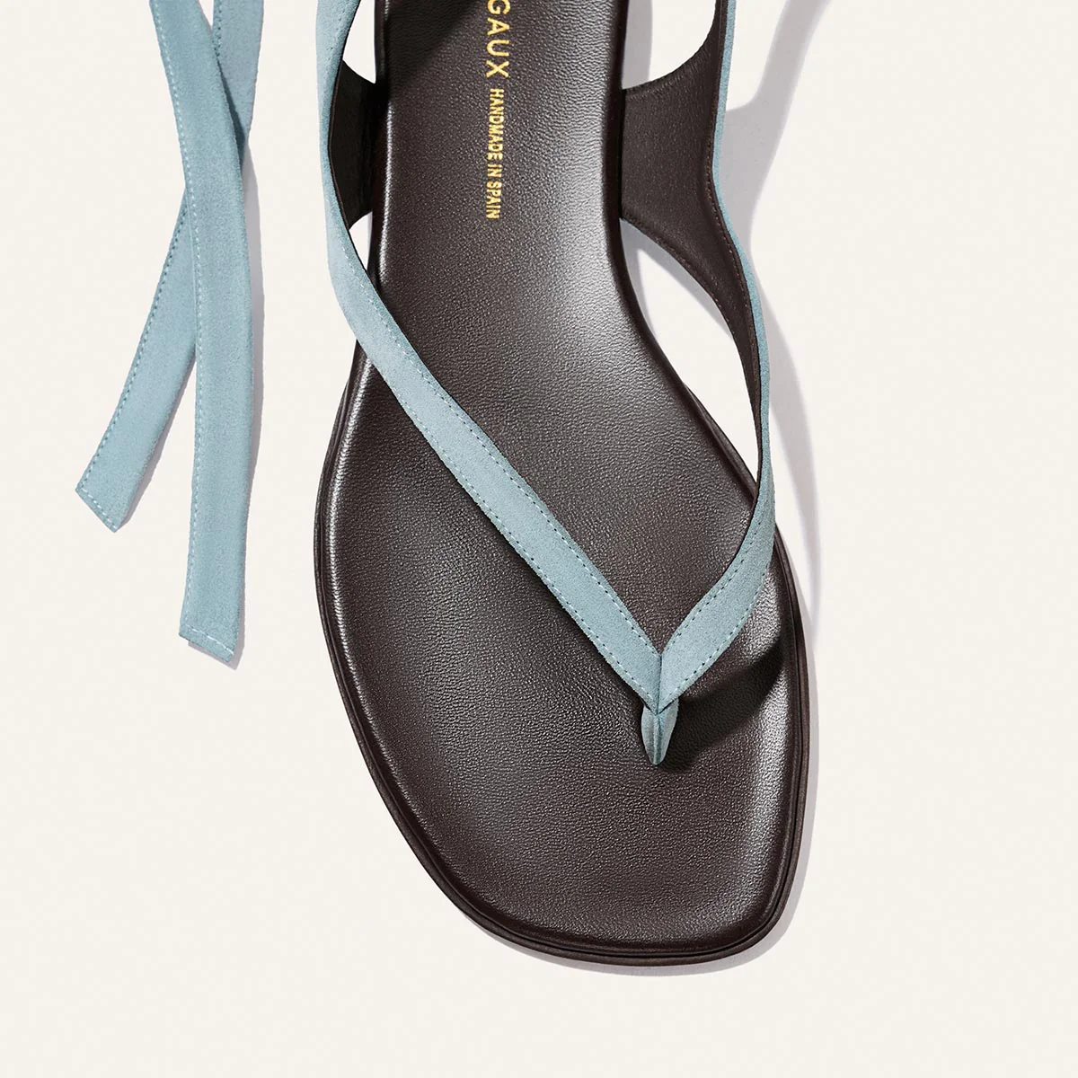 The Palermo Wrap Sandal - Ocean Suede - Image 5