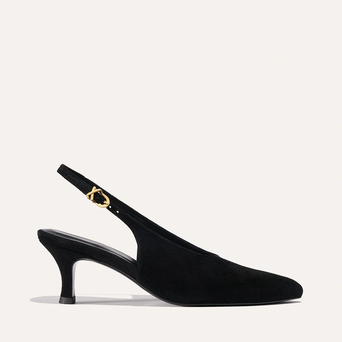 The Prado Sling - Black Suede