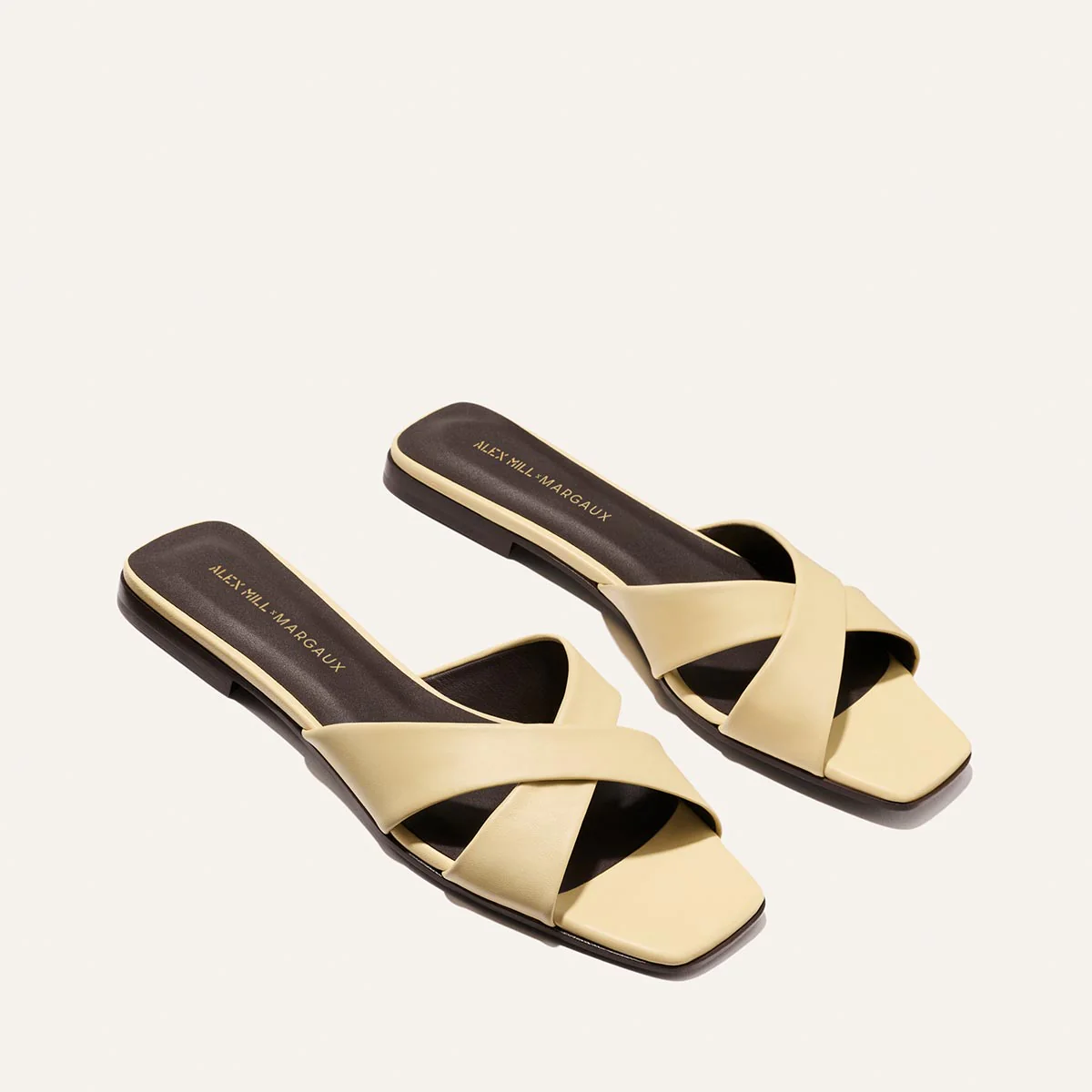 Alex Mill x Margaux: The Selene Flat Sandal - Butter Nappa - Image 3