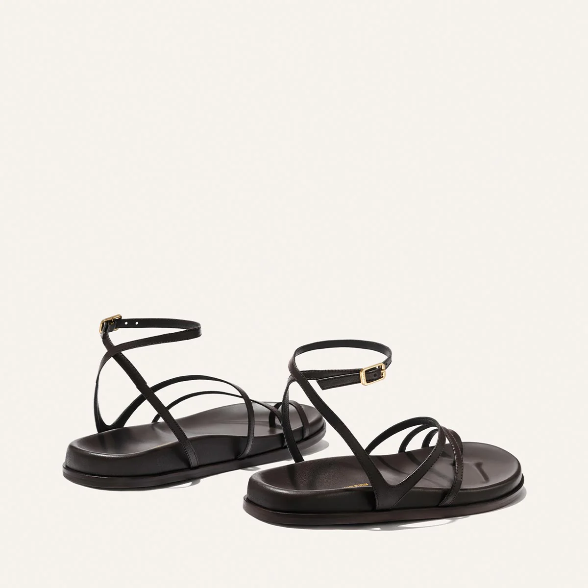 The Vesta Sandal - Espresso Nappa - Image 3