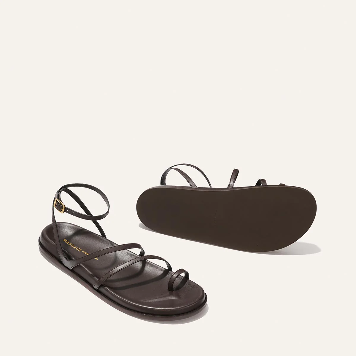 The Vesta Sandal - Espresso Nappa - Image 4
