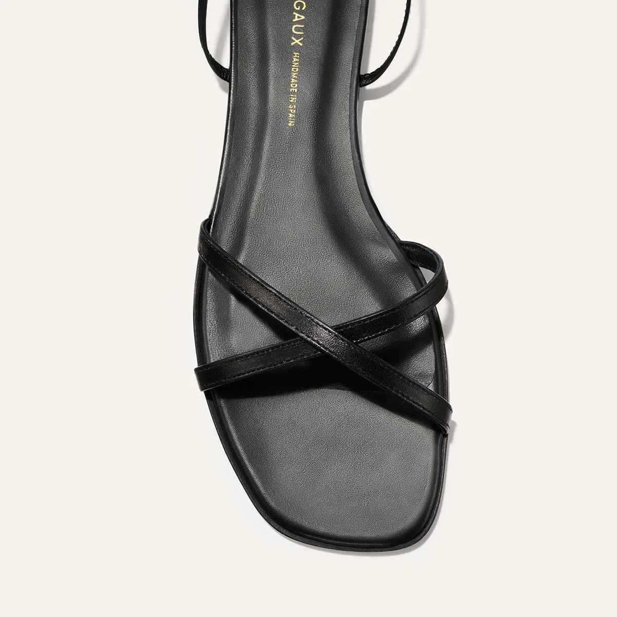 The Wrap Sandal - Black Nappa - Image 6