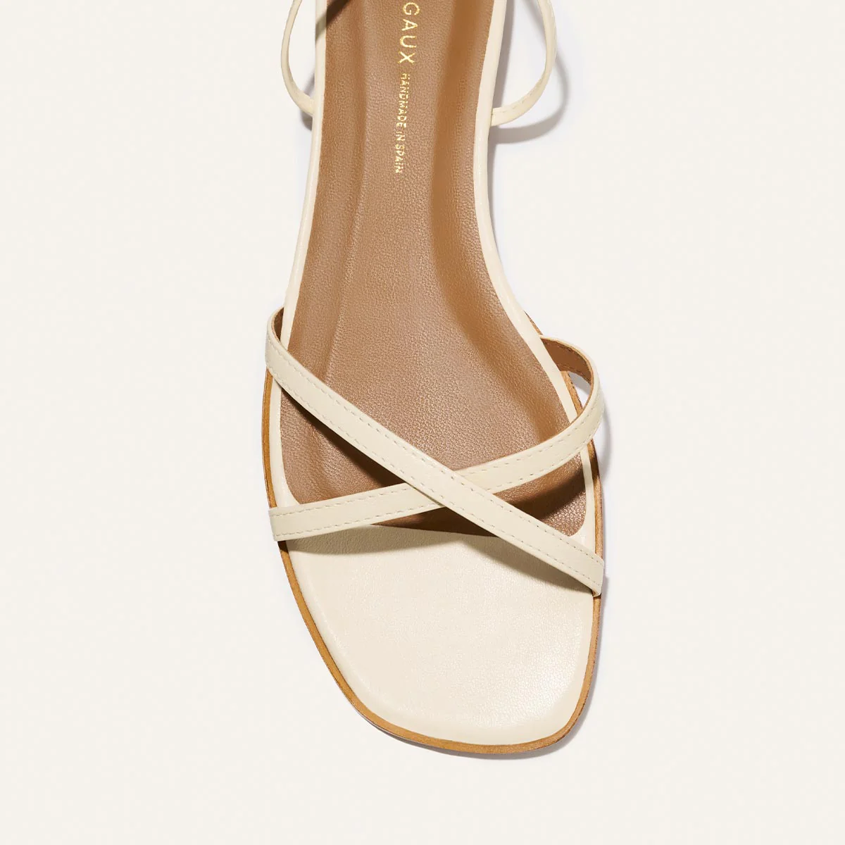 The Wrap Sandal - Ivoire Nappa - Image 5